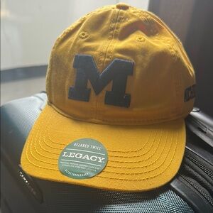 University of Michigan Yellow and Blue Hat with Classic Logo